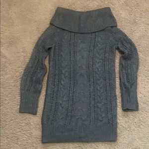 Club Monaco Gray Cowl Neck Sweater